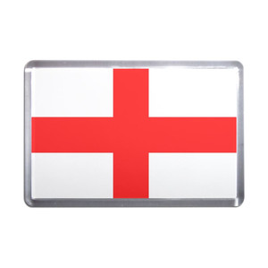 England Flag - Plastic Fridge Magnet