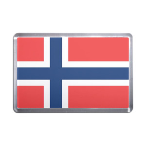 Norway Flag - Plastic Fridge Magnet Norway Flag - Plastic Fridge Magnet