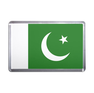 Pakistan Flag - Plastic Fridge Magnet