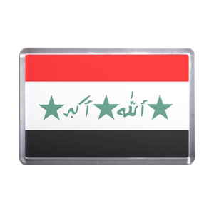 Iraq Flag - Plastic Fridge Magnet Iraq Flag - Plastic Fridge Magnet