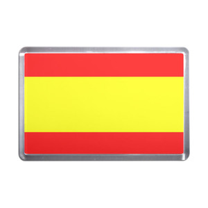 Spain Flag - Plastic Fridge Magnet Spain Flag - Plastic Fridge Magnet