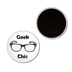 Geek Chic - Button Badge Fridge Magnet Geek Chic - Button Badge Fridge Magnet