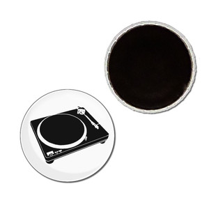 DJ Decks - Button Badge Fridge Magnet DJ Decks - Button Badge Fridge Magnet