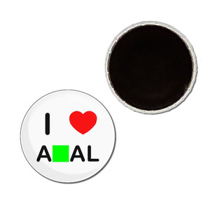 I Love Anal - Button Badge Fridge Magnet I Love Anal - Button Badge Fridge Magnet