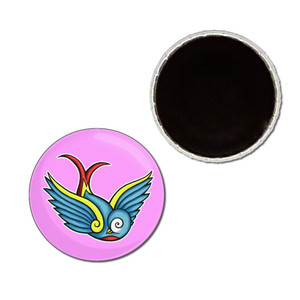 Swallow - Button Badge Fridge Magnet Swallow - Button Badge Fridge Magnet