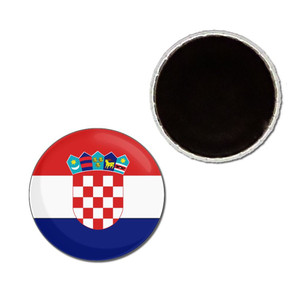 Croatia Flag - Button Badge Fridge Magnet Croatia Flag - Button Badge Fridge Magnet