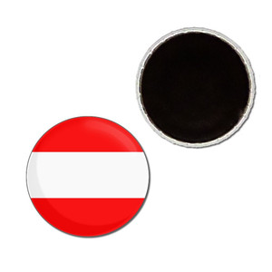 Austria Flag - Button Badge Fridge Magnet Austria Flag - Button Badge Fridge Magnet
