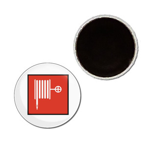 Fire Hose - Button Badge Fridge Magnet Fire Hose - Button Badge Fridge Magnet