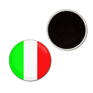 Italy Flag - Button Badge Fridge Magnet Italy Flag - Button Badge Fridge Magnet