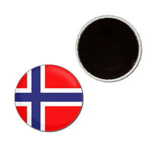 Norway Flag - Button Badge Fridge Magnet Norway Flag - Button Badge Fridge Magnet