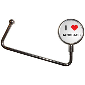 I Love Handbags - Handbag Table Hook Hanger I Love Handbags - Handbag Table Hook Hanger