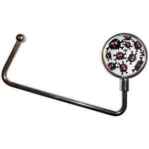Skull Bow Pattern - Handbag Table Hook Hanger Skull Bow Pattern - Handbag Table Hook Hanger