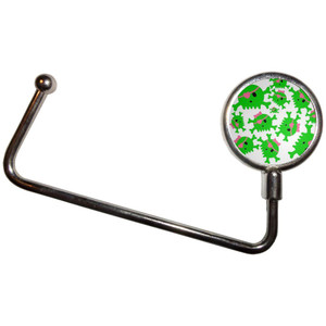 Skull Bow Pattern 2 - Handbag Table Hook Hanger Skull Bow Pattern 2 - Handbag Table Hook Hanger