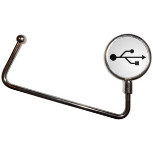 USB Logo - Handbag Table Hook Hanger