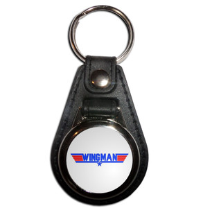 Wingman - Plastic Medallion Key Ring