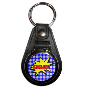 Kablam! - Plastic Medallion Key Ring Kablam! - Plastic Medallion Key Ring