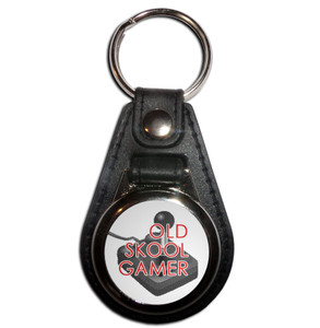 Old Skool Gamer - Plastic Medallion Key Ring Old Skool Gamer - Plastic Medallion Key Ring