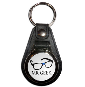 Mr Geek - Plastic Medallion Key Ring Mr Geek - Plastic Medallion Key Ring
