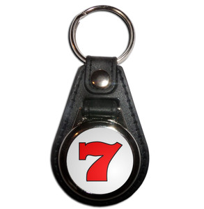 Fruit Machine Lucky Seven - Plastic Medallion Key Ring Fruit Machine Lucky Seven - Plastic Medallion Key Ring
