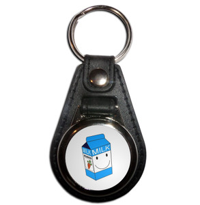 Milk Carton - Plastic Medallion Key Ring Milk Carton - Plastic Medallion Key Ring