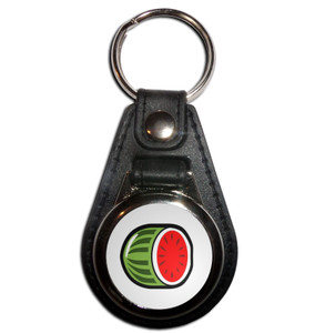 Fruit Machine Melon - Plastic Medallion Key Ring