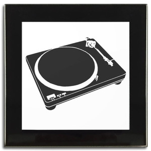DJ Decks - Square Glass Coaster
