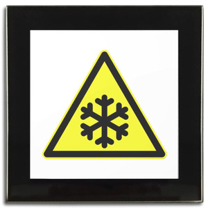 Low Temperature - Square Glass Coaster