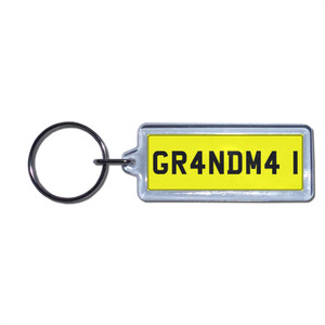 GRANDMA 1 - UK Number Plate Key Ring GRANDMA 1 - UK Number Plate Key Ring