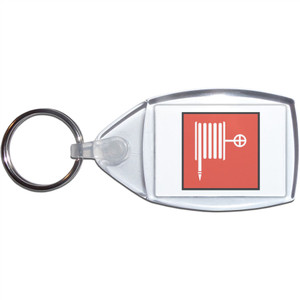 Fire Hose - Clear Plastic Key Ring Size Choice New Fire Hose - Clear Plastic Key Ring Size Choice New