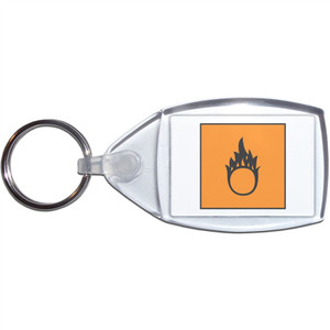 Oxydising - Clear Plastic Key Ring Size Choice New Oxydising - Clear Plastic Key Ring Size Choice New