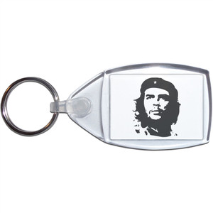 Che Guevara - Clear Plastic Key Ring Size Choice New