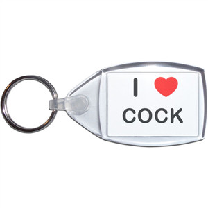 I Love C*ck - Clear Plastic Key Ring Size Choice New I Love C*ck - Clear Plastic Key Ring Size Choice New