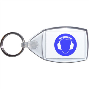 Ear Protection - Clear Plastic Key Ring Size Choice New Ear Protection - Clear Plastic Key Ring Size Choice New