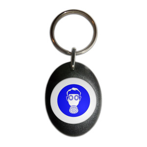 Respiratory - Plastic Oval Key Ring Respiratory - Plastic Oval Key Ring