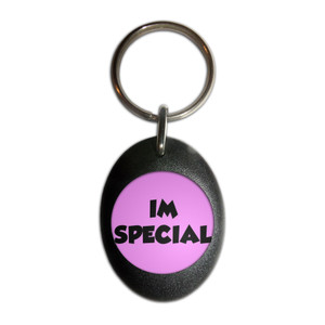 Im Special - Plastic Oval Key Ring Im Special - Plastic Oval Key Ring