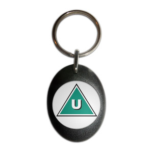 U Certificate - Plastic Oval Key Ring U Certificate - Plastic Oval Key Ring