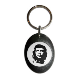 Che Guevara - Plastic Oval Key Ring Che Guevara - Plastic Oval Key Ring