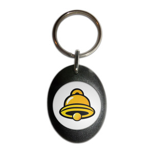 Fruit Machine Bell - Plastic Oval Key Ring Fruit Machine Bell - Plastic Oval Key Ring