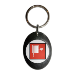 Fire Hose - Plastic Oval Key Ring Fire Hose - Plastic Oval Key Ring