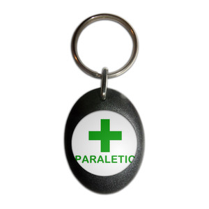 Paraletic - Plastic Oval Key Ring Paraletic - Plastic Oval Key Ring