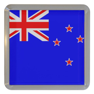 New Zealand Flag - Plastic Tea Coaster / Beer Mat