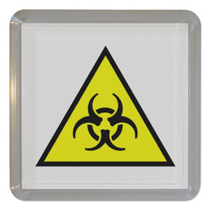 Biohazard - Plastic Tea Coaster / Beer Mat