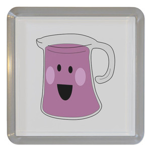 Jug of Juice - Plastic Tea Coaster / Beer Mat Jug of Juice - Plastic Tea Coaster / Beer Mat