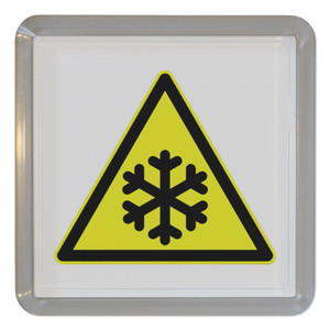 Low Temperature - Plastic Tea Coaster / Beer Mat