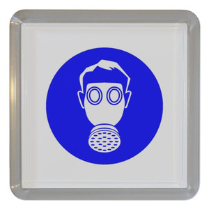 Respiratory - Plastic Tea Coaster / Beer Mat