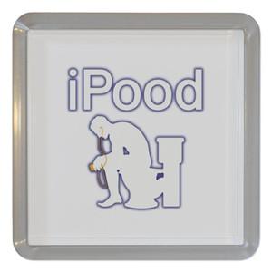 Ipood - Plastic Tea Coaster / Beer Mat Ipood - Plastic Tea Coaster / Beer Mat