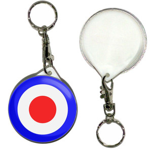 MOD - 55mm Button Badge Key Ring