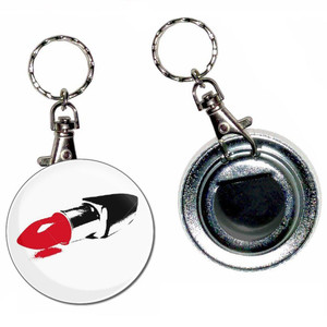Lipstick - 55mm Button Badge Bottle Opener Lipstick - 55mm Button Badge Bottle Opener
