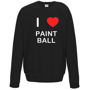 I Love Paint Ball - Sweater I Love Paint Ball - Sweater