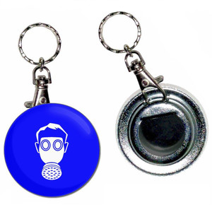 Respiratory - 55mm Button Badge Bottle Opener Respiratory - 55mm Button Badge Bottle Opener